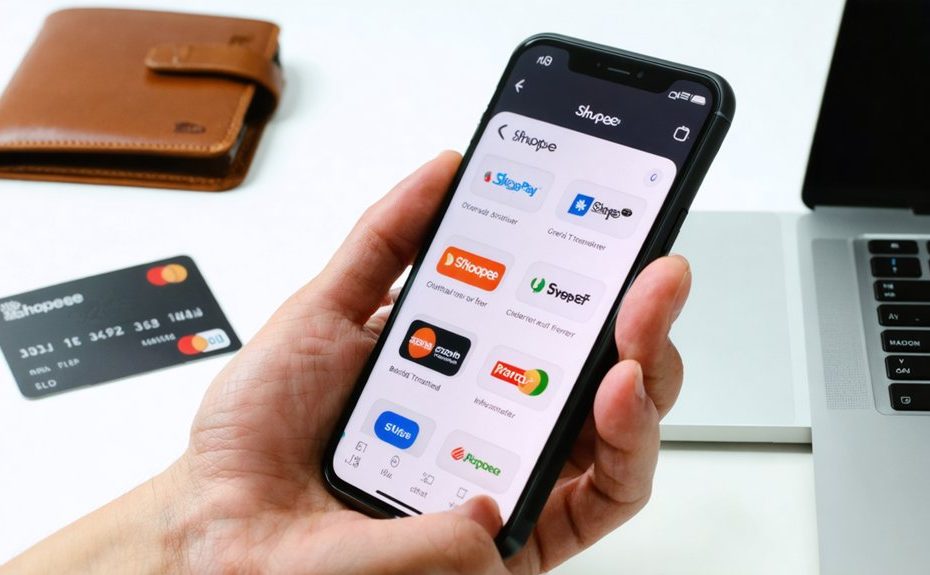 payment methods on shopee