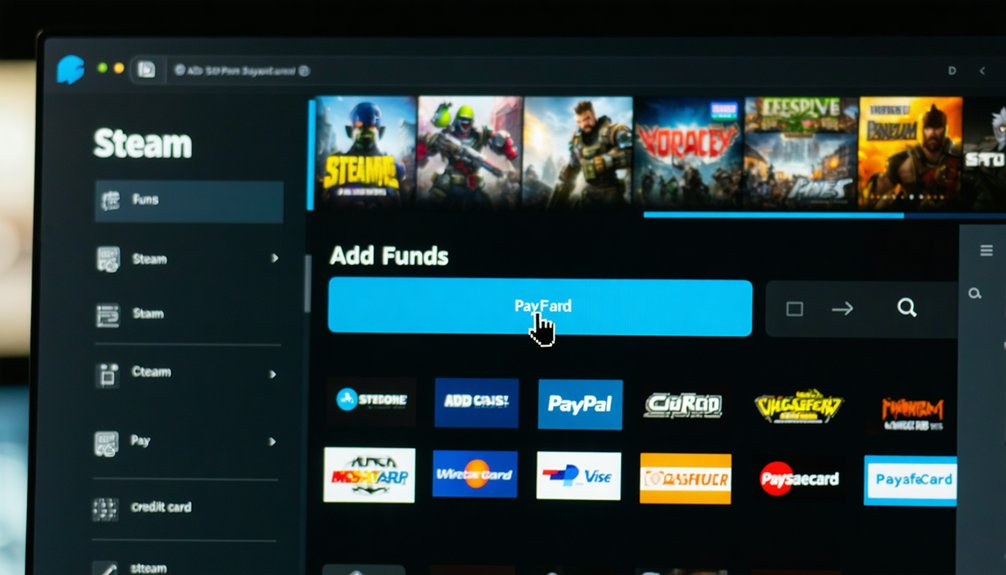 Metody płatności Steam