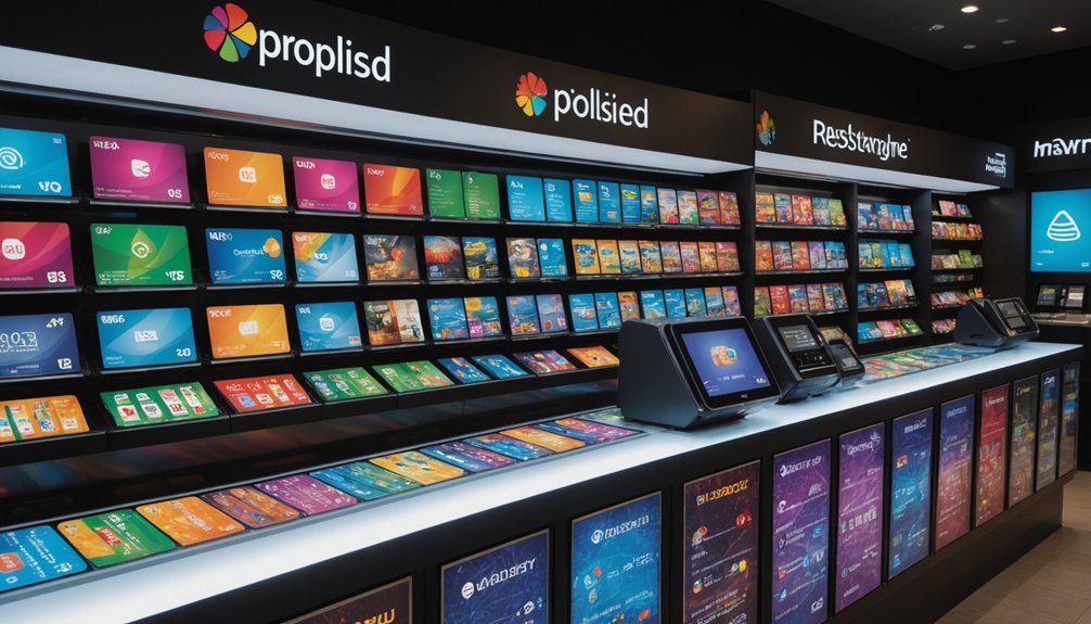 prepaid cards are available